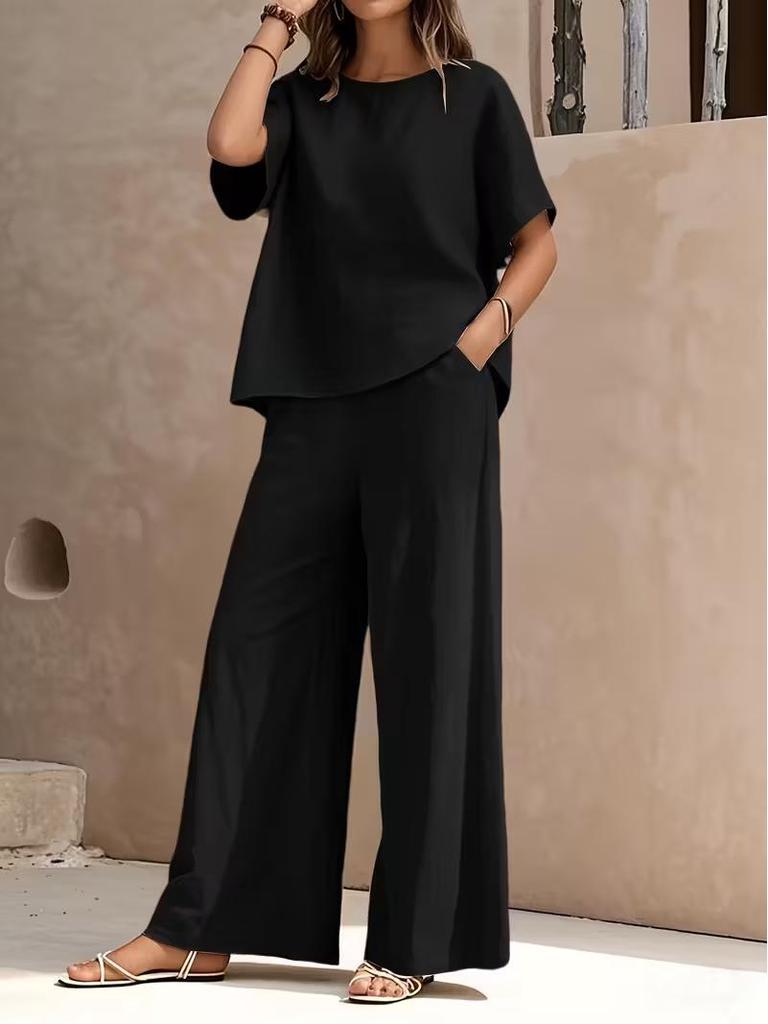 New Women's Casual Suit - Fashionable Two-Piece Set with Stylish Temperament