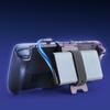 2in1 Desktop Stand for Steam Deck Game Console Holder Foldable Bracket with Power Bank Clip Gamepad Host Support Cradle