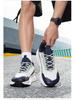 2026 Men's Plus Size Height-Boosting Sports Shoes - Non-Slip, Breathable, Thick Sole, Lace-up Jogging Dad Sneakers.