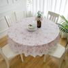 High-Grade Waterproof, Oil-Proof, Non-Slip, Thick Round Tablecloth for Home and Restaurant Use