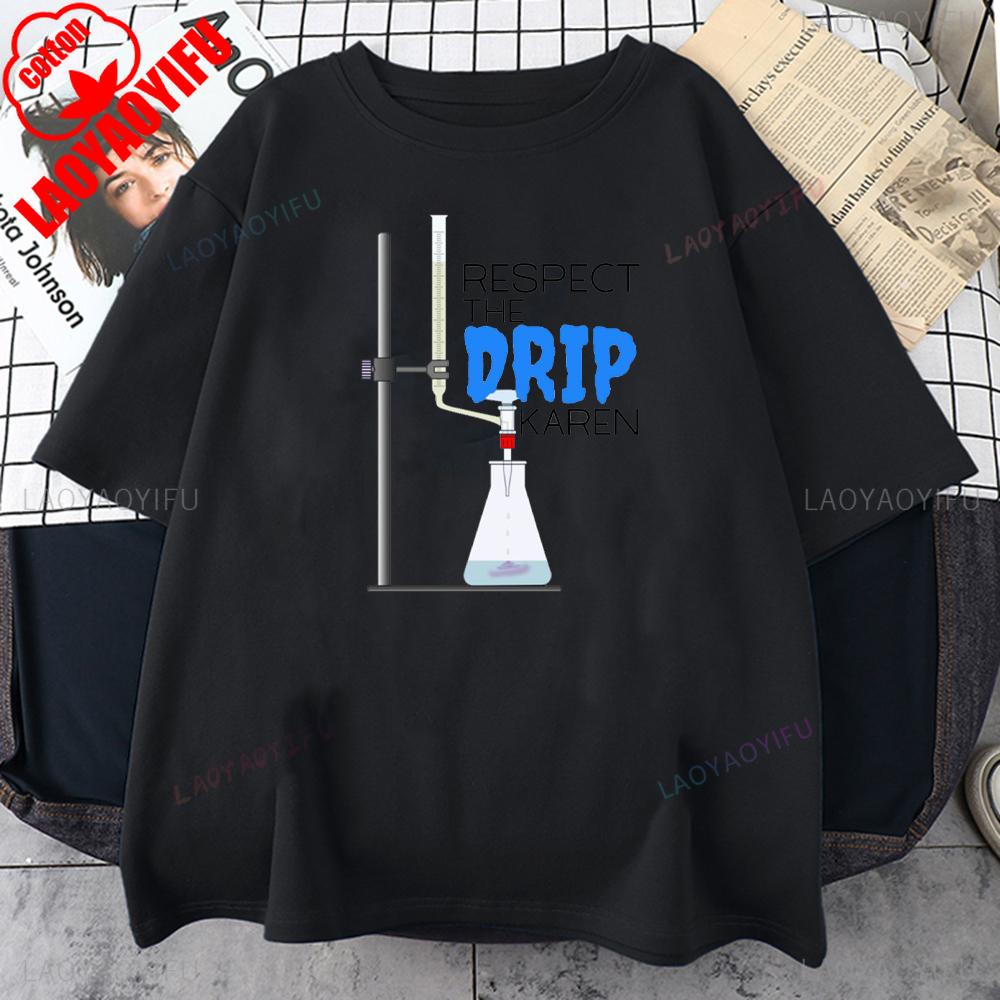 Chemistry Science Physics Mathematics Printed T-shirt Creativity Style Casual for Daily Wear and Casual Outings Harajuku
