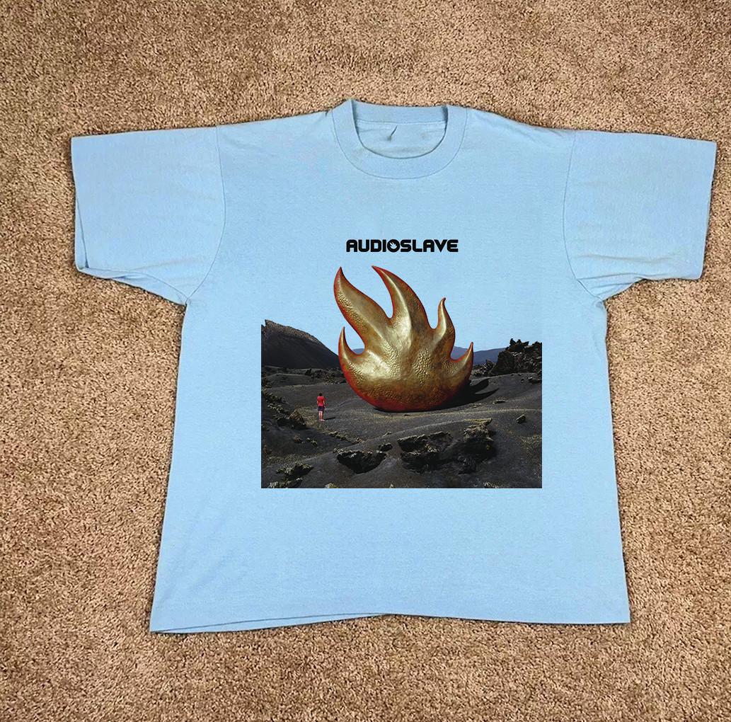 Audioslave Audioslave Self Titled Album Blue T Shirt Full Size S-5XL S разноцветный