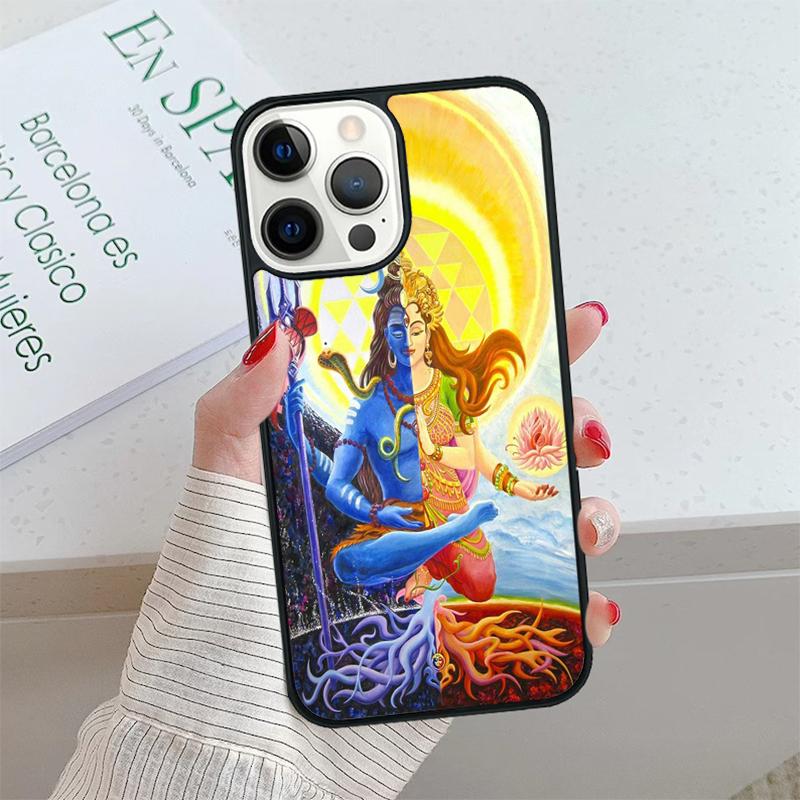 Lord Shiva Hindu God Buddha India Phone Case cover For iPhone 17 Air 15 16 16e 14 13 Pro Coque 12 11 Pro Max For Apple PLUS