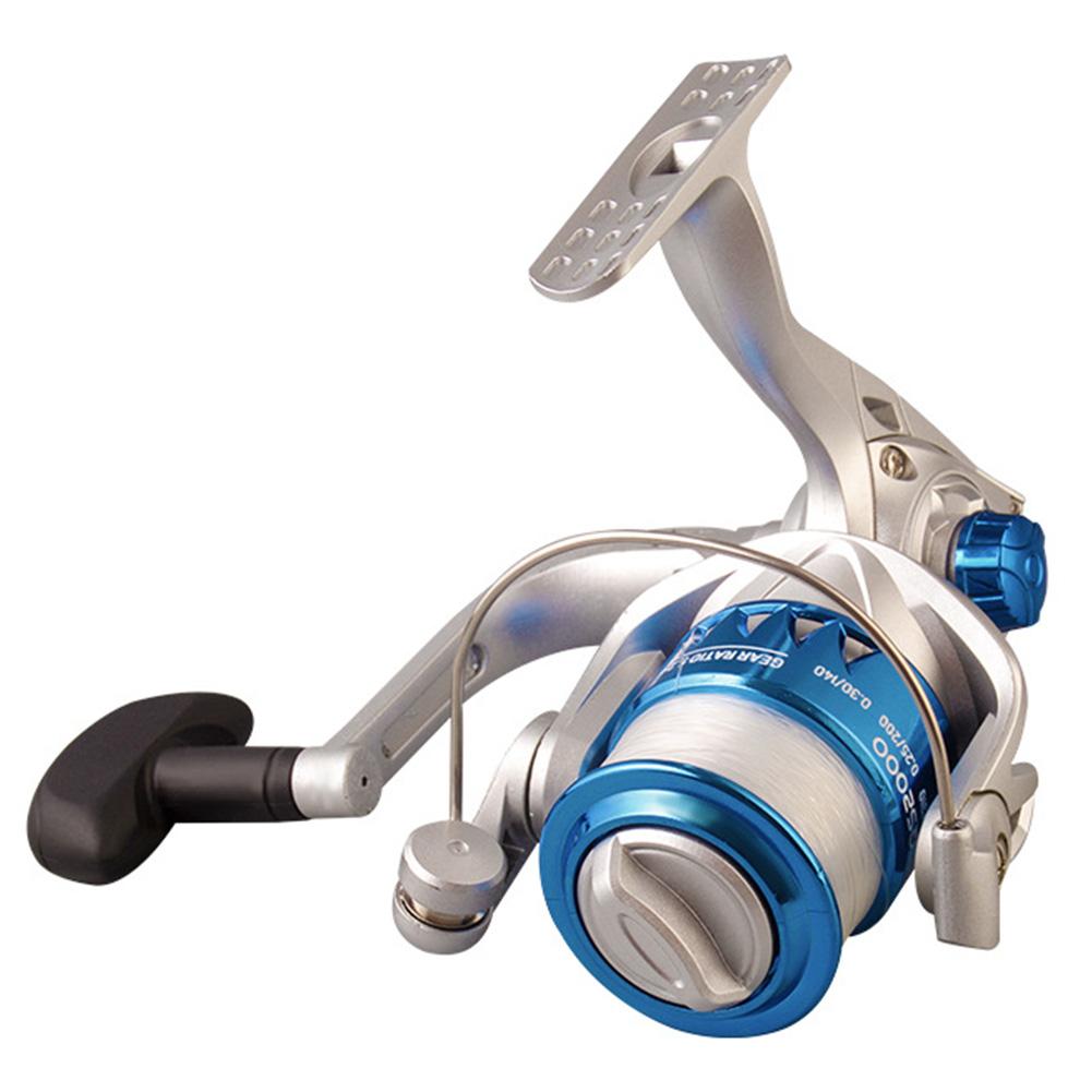 

Fishing Reel Metal Spool Spinning Wheel 5.2/1 Gear Ratio All Purpose Fishing Spinning Reel for Sea Fishing Carp Fishing