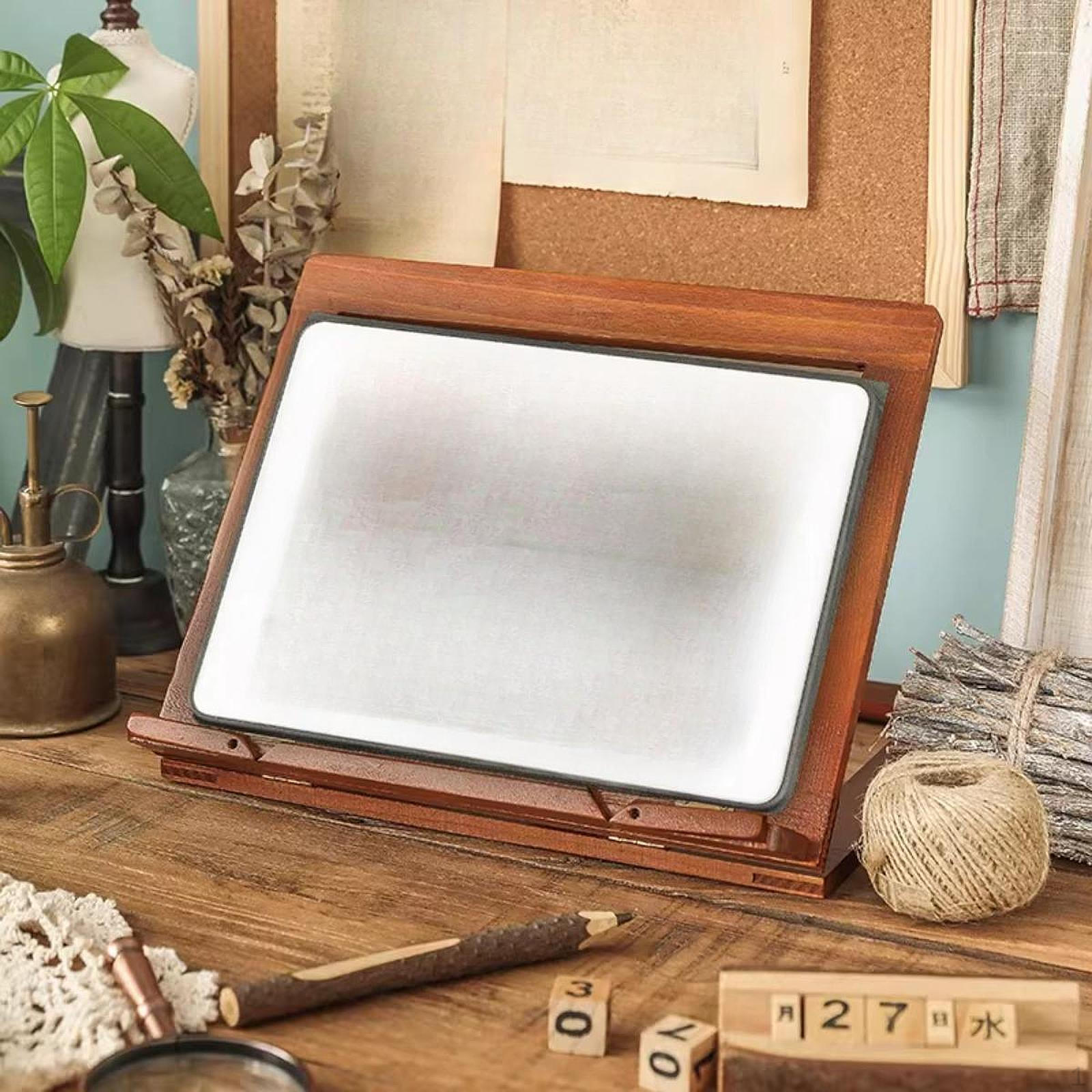 Деревянная подставка для книг Настольная подставка Простая Портативная Многофункциональная Практичная Подставка для ноутбука Чтение