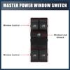 Power Window Switch, Driver Side Window Control Switch No.1K4959857AREH for Volkswagen Tiguan 2009-2017 Black, 1pcs