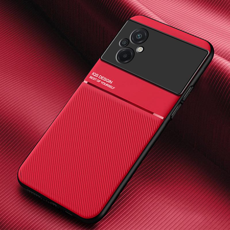 Magnetic Phone Case For Poco M5 Matte Soft Silicone Frame Cover For Xiaomi Poco M5 M 5 5M PocoM5 Shockproof Shell Coque 6.58in