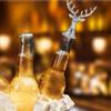 Deer Head Pourer Red Wine Stopper For Champagne Bottle Stoppers Deer Beverage Cork Vacuum Seal Wedding Kitchen Bar Tools