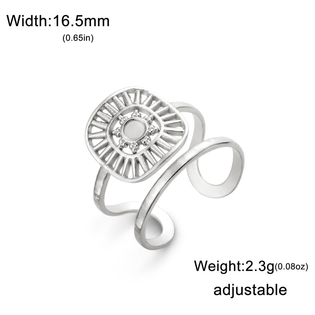 Fashion Stainless Steel Open Ring Dragonfly Irregular Geometric Finger Rings Women Jewelry Wedding Gift Wholesale