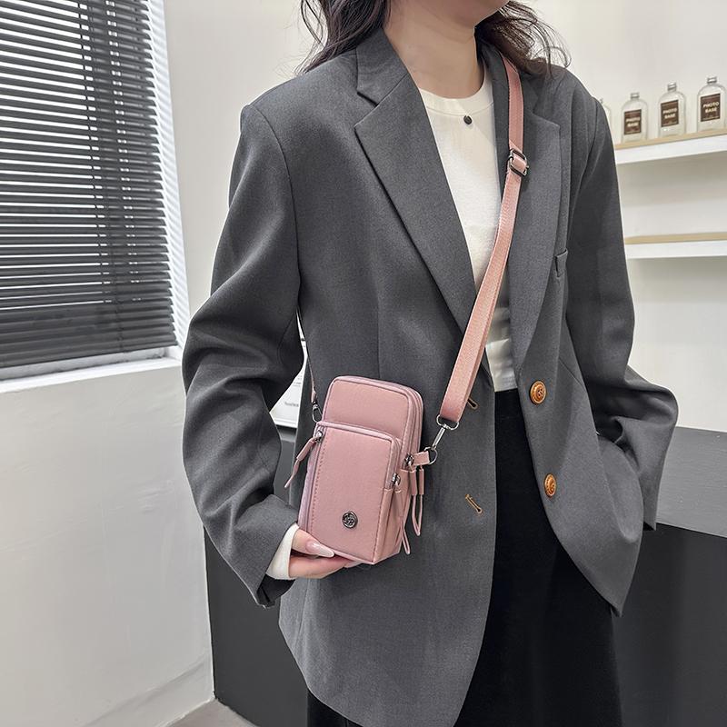 Neue Damen-Handytasche aus Nylon, Handytasche, Münzgeldbörse, Riemen, Umhängetasche, kleine Umhängetaschen für Damen, Geldbörse, Reisegeldbörse