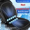 Car Cooling Seat Cushion with Breathable Fan for Summer Ventilation and Heat Dissipation