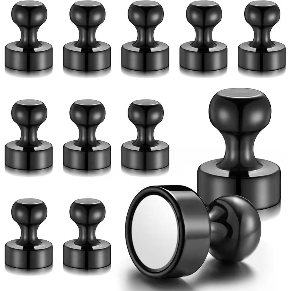 10uds Pines Magnéticos Neodimio Chinchetas Magnéticas para Pizarra Cono Súper Fuertes Imanes para Nevera Herramientas de Almacenamiento para el Hogar