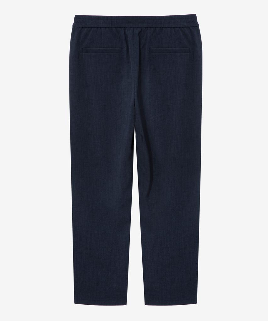 MINDBRIDGE [All Day Cool] Relaxed Fit One-Pleat Linen-Like Elastic Waist Pants