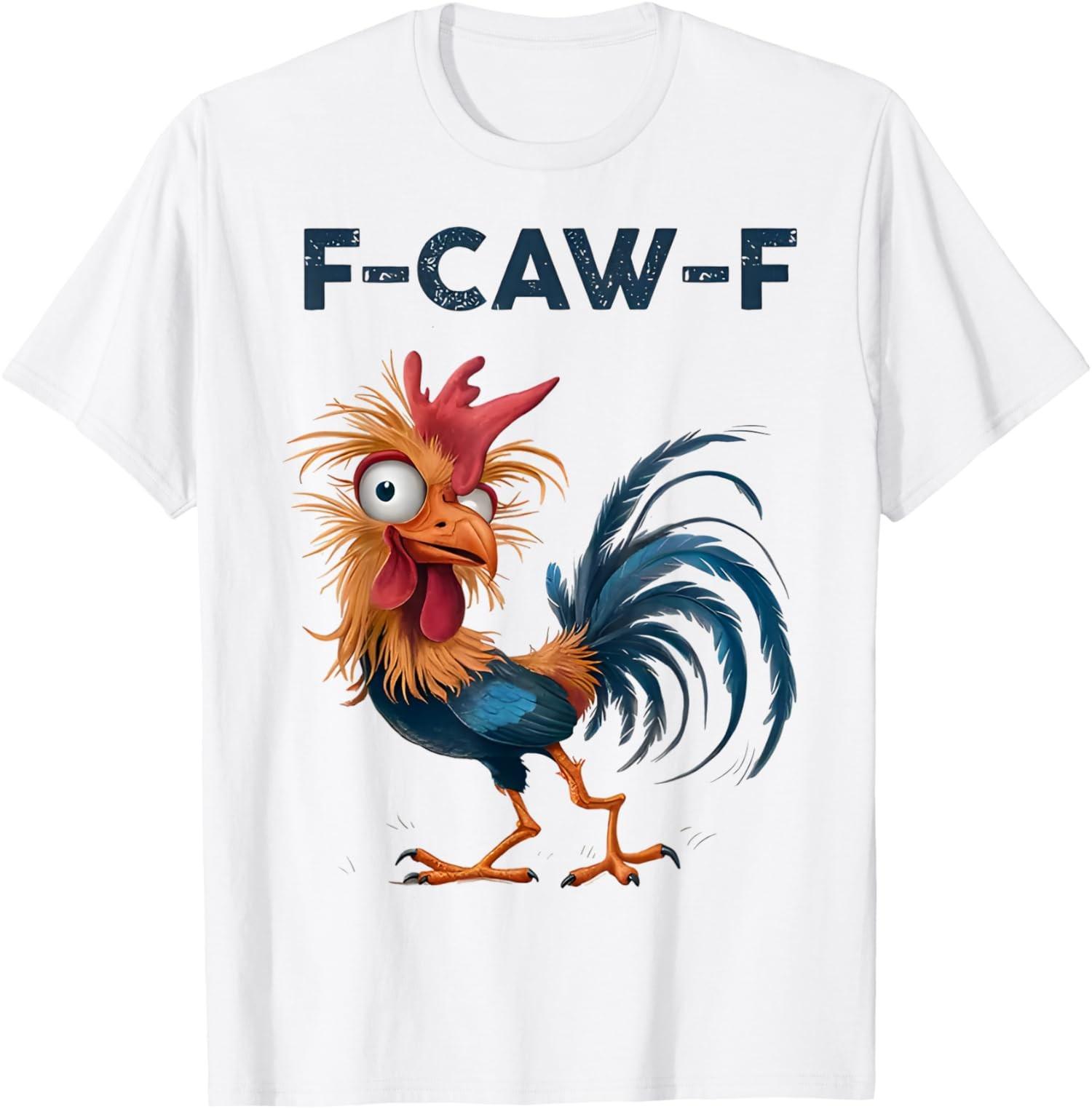 Chicken Lover F-Caw-F Coq Citation Graphique dr?le T-shirt unisexe S разноцветный