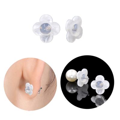 Multi Functional Silicone Ear Plugs Earring Clasps Hypoallergenic Ear Stoppers Perfect for Daily Wear and Sports
