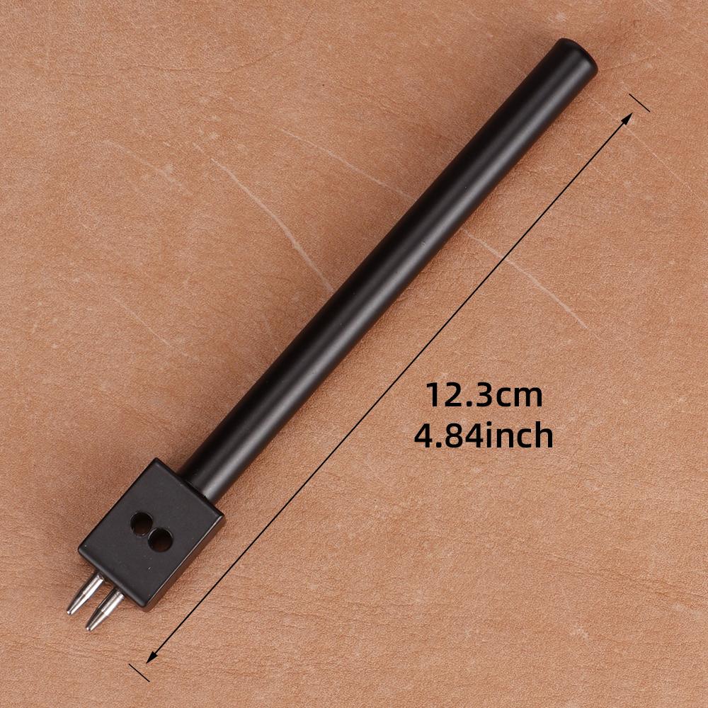 1 Set Lochstanzer für Ledergürtel, DIY Rundlochstanzer, Werkzeug zum Ausstanzen von Kreisloch für Lederhandwerk, Abstand 4/5/6/8mm