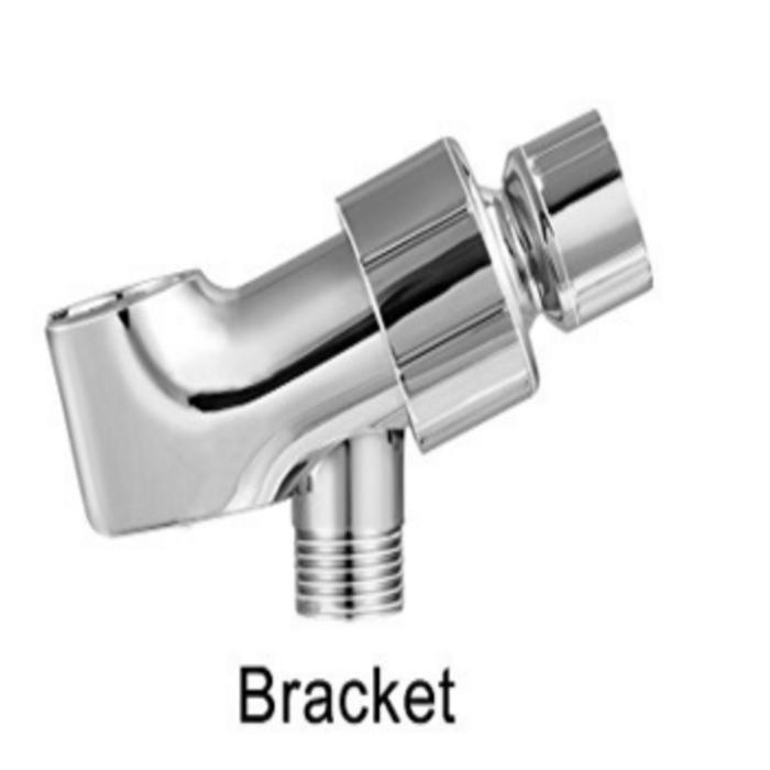 Universal Wall Mount Bracket Shower Arm Mount Adjustable Handheld Shower Head Holder ABS Plastic