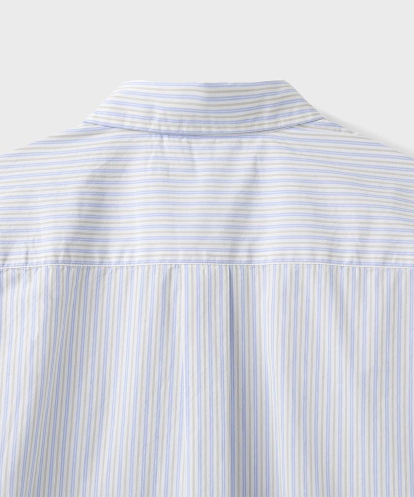 Beulaendideu Noble Stripe Shirt [Sky Blue]