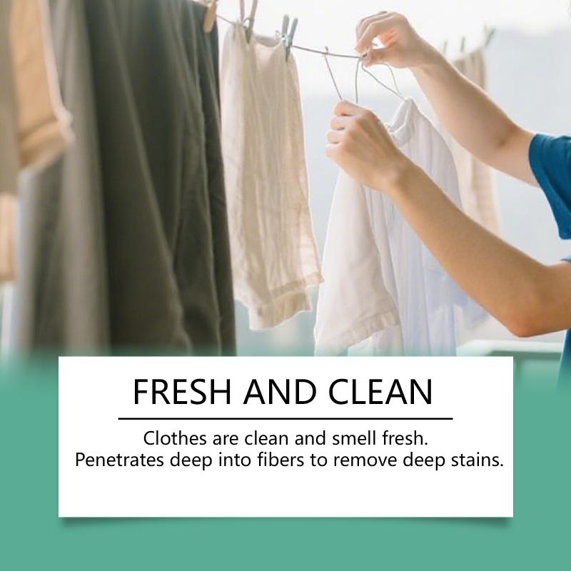 Laundry Detergent Tablets 30PCS Powerful Clothing Stain Removal Long Lasting Clean for Everyday Household Laundry