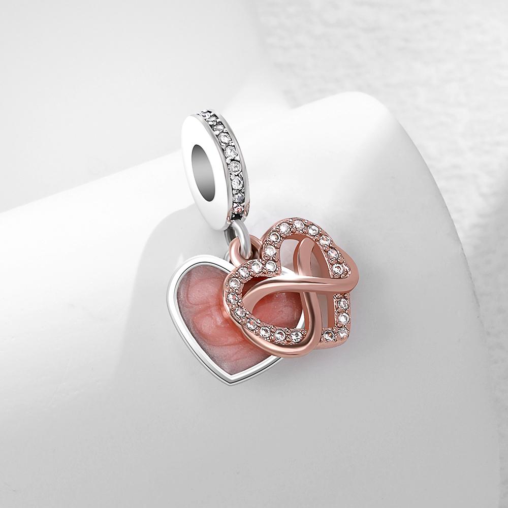 New Copper Family Tree Boy Girl Pendant Bead Fit Original Trinket Charms Bracelet Necklace Jewerly Accessories