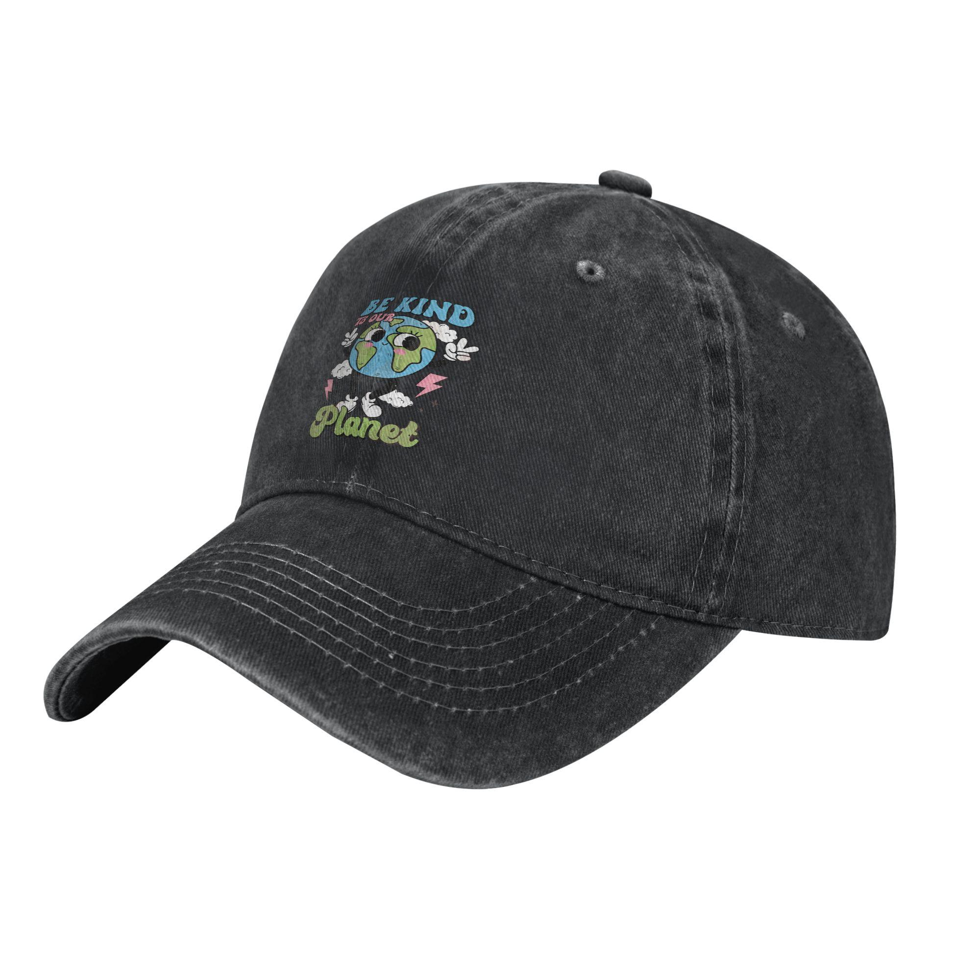 

Save The Earth Save Our Planet Baseball Caps Fashion Distressed Denim Snapback Hat Men Women Outdoor Running Golf Gift Hats Cap One Size