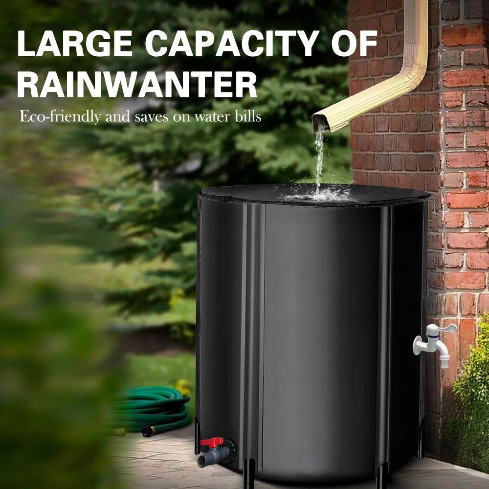 Langlebiger Gartenspeicherbehälter 50-500L Gartenwasserauffänger Gartengeräte