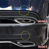For Mercedes Benz C Class Sport W205 C180 C200 C220 C250 C300 Car Rear Bumper Tow Hook Cover Cap Accessory Black White Red Blue
