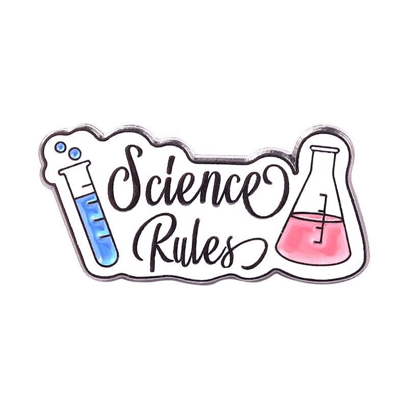 Broche de Elemento Metálico de Química - Alfinete de Desenho Animado para Decoração e Emblemas.