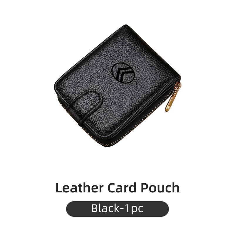 

Litchi Texture Accordion Card Holder For Citroen C4 C3 C5 C1 C2 Berlingo Celysee Cactus Picasso Aircross