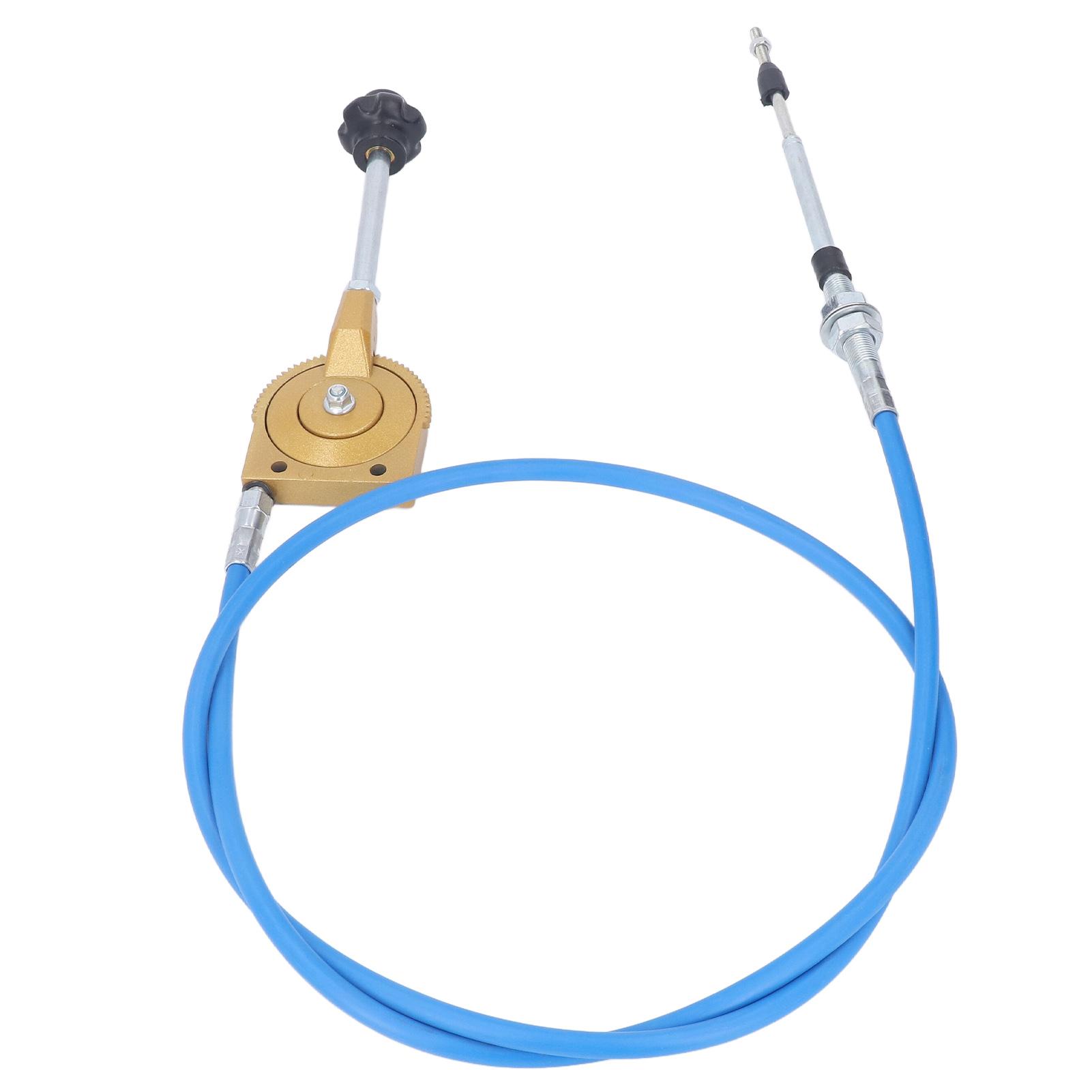 

2m Throttle Cable PU Stainless Steel Weather Resistant Manual Accelerator Cable for Excavator Mixer