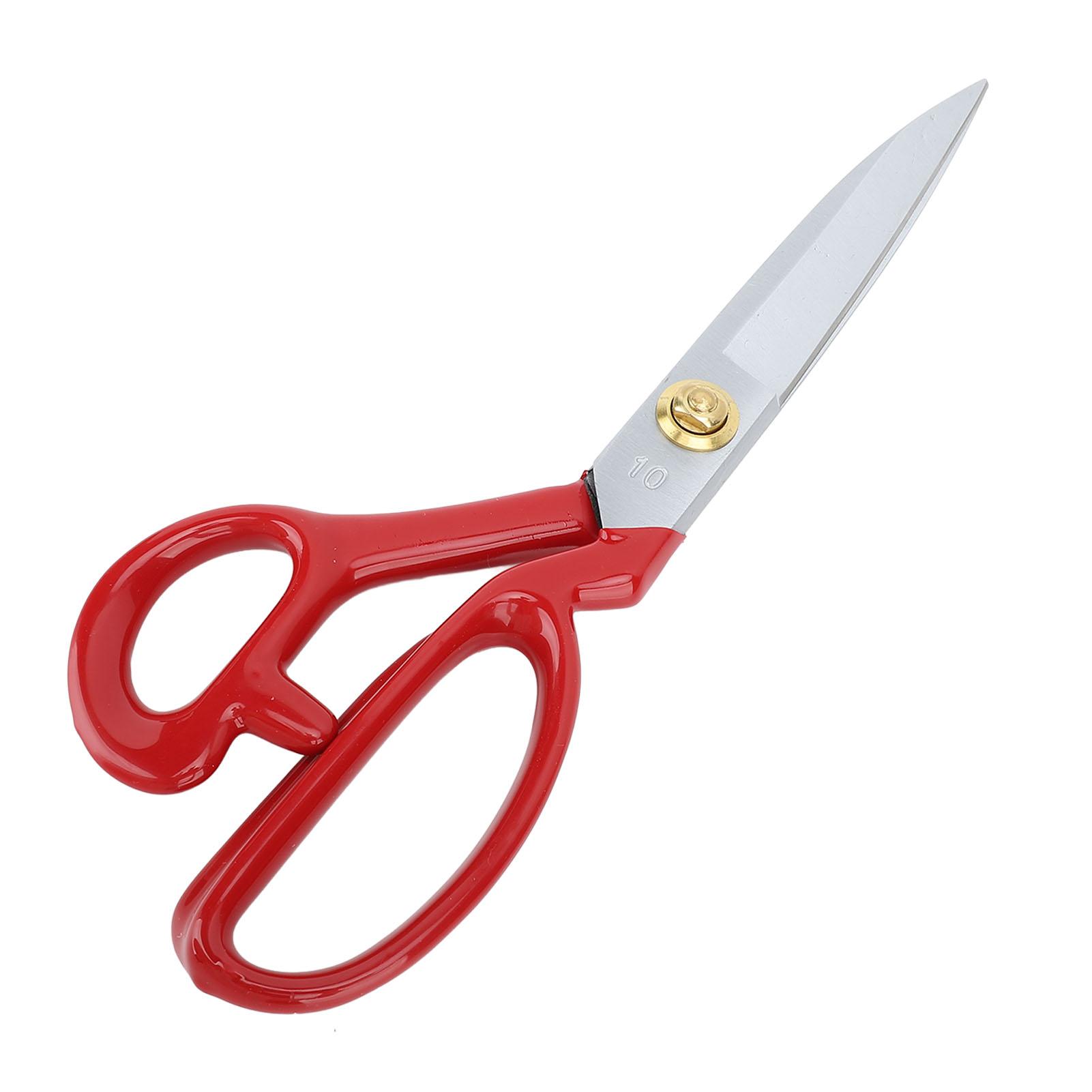 

Набор швейных ножниц из нержавеющей стали, устойчивых к ржавчине, портновские ножницы и нитеобрезатель, эргономичные резиновые Red Handle 10 Inch