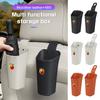 Per Abarth 695 595 500 600e 124 500C 124 125 Porta bicchieri da acqua per portiera auto in pelle Scatola portaoggetti da appendere sullo schienale Pattumiera impermeabile