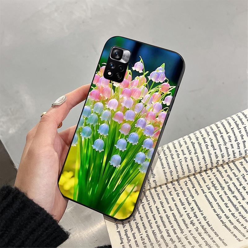 Lily of the valley Flower Phone Case For Xiaomi Redmi note 13 12 Pro 11S 11 10 Pro 10S 12S Redmi 10 13C 9C