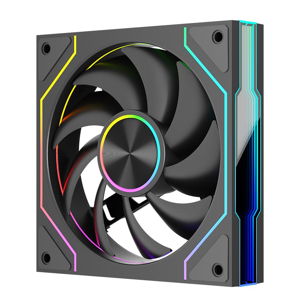 

1/2 шт. Вентилятор корпуса компьютера 12 см Вентилятор охлаждения корпуса 4-контактный PWM Тихий охлаждающий вентилятор для большинства систем охлаждения ПК 800-1800 об/мин 5 В 3-контактный 1 Pcs