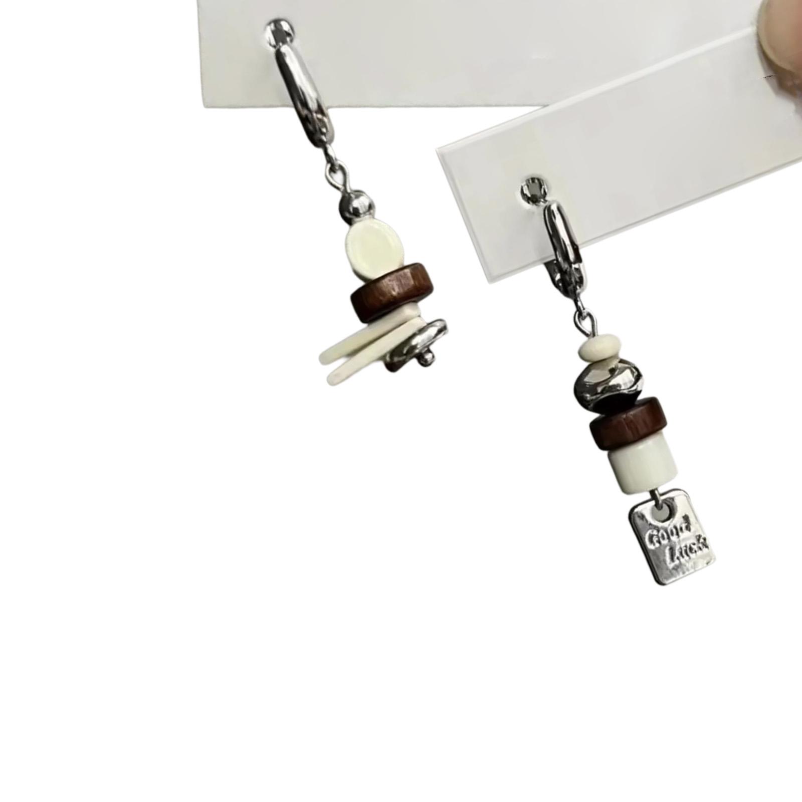 

Trendy Asymmetric Dog Earrings In Black Alloy Ear Rings Jewelry Perfect For Young Women Seeking Fashionable Accessories T4