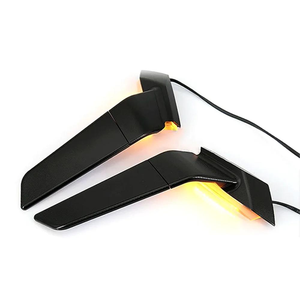 

для BMW S1000RR Зеркала заднего вида Stealth со светодиодным указателем поворота S 1000 RR S 1000RR S1000RR 2019 - 2023 Запчасти Аксессуары чёрный