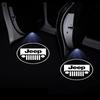2Pcs Car LED Courtesy Light Ghost Shadow Projector Emblem Lamp For Jeep Wrangler Grand Cherokee Renegade Tyre Stem Air Caps AKL1