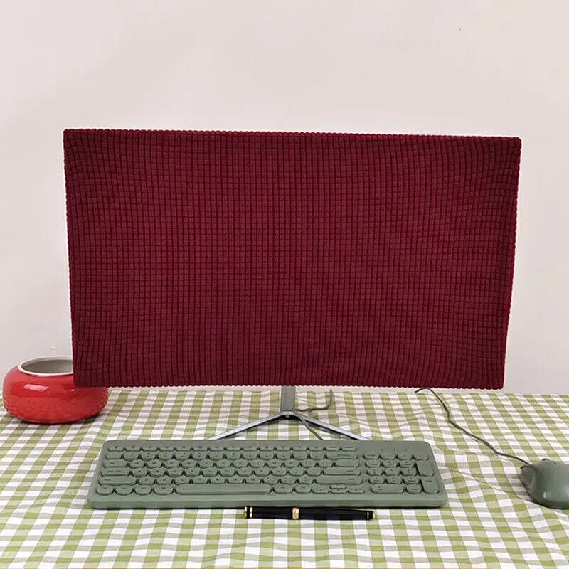 19-100Inch Computer Monitor Dust Cover Sleeve Case Desktop Screen Waterproof Protector Case Washable Accessories Computer Covers