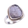 Natural Tanzanite Gemstone Handmade 925 Solid Sterling Silver Ring Size 10 Q7E95