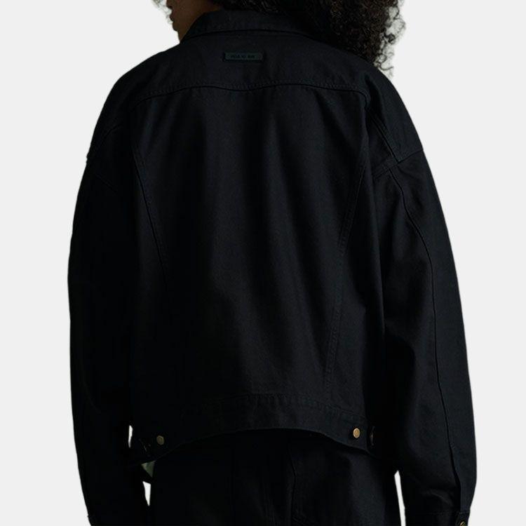 Fear of God Essentials FW23 Denim Jacket 'Jet Black' Men's 202BT234270F