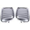 Superior-1Pair Front Bumper Upper Center Grille Chrome For BMW X1 Series E84 2010-2012 51112993307, 51112993308