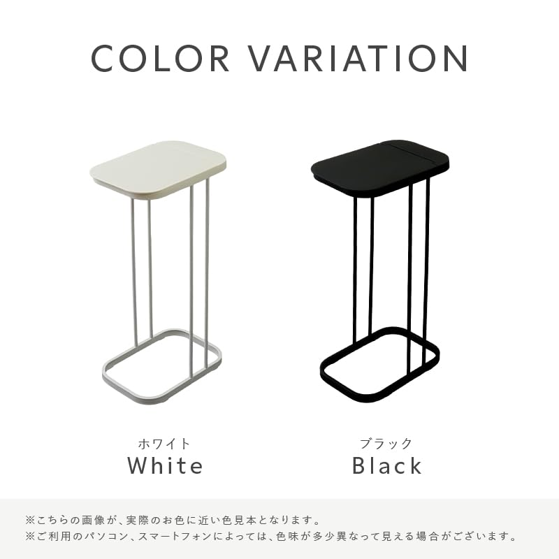 atRise Garbage Bag Holder Sorting Garbage Bin Easy to take out garbage bags Easy to clean Just hang the bag Slim Simple (White)