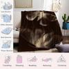 Retro Butterfly Flannel Blanket Warm Soft Halloween Christmas Couch Warm Cozy Decorative Decor Gift For All Season