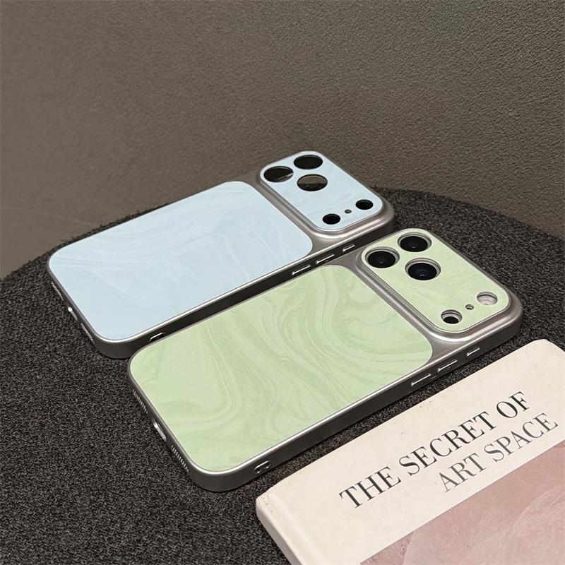 Fashion Velvet Matte Ripple Texture Gradient Phone Case For Apple iPhone 17 16 15 14 Plus 13 12 11 Pro Max Shockproof Soft Cover