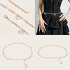 Fashion Faux Pearl Waist Chain With Metal Chain For Summer Womens Party Wear