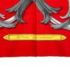HERMES Calle 90 scarf Red Women LE MORS À LA CONNÉTABLE (The elegance of the bridle) used
