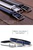 [BEEL] BEEL line design casual belt, white