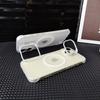 Frameless Magnetic Lens Stand Phone Case For iPhone 16 15 Pro Max E 14 13 Ultra Thin Wireless Charge Cover with Camera Bracket