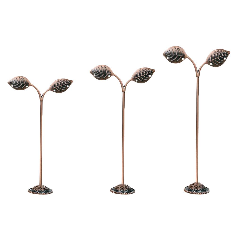 3x Iron T Bar Earring Necklace Jewelry Display Stand Rack