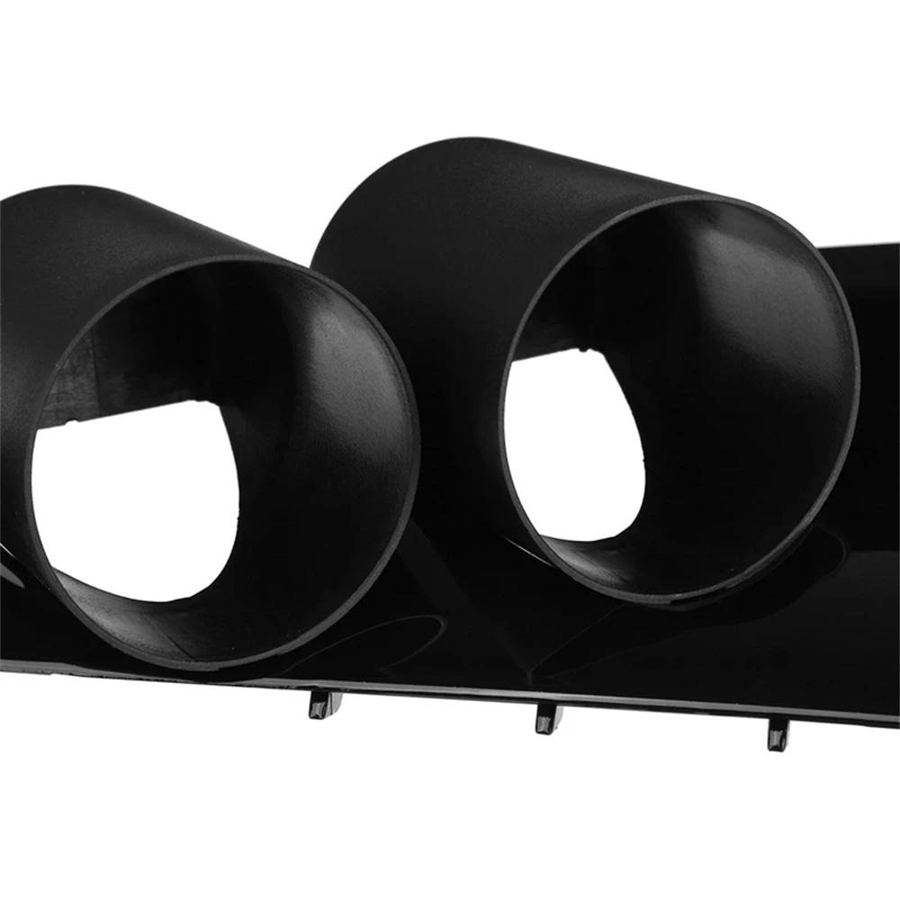 52Mm Glossy Black Car Twin Gauge Dash Mount Holder For Ford Falcon Ba Bf 02-11